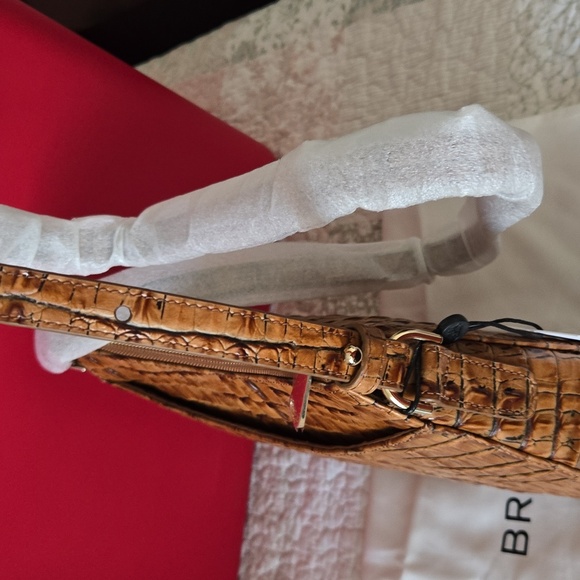 Brahmin Shayna Crossbody Bag In Luggage Brown Leontyne. NWT. - Picture 8 of 12